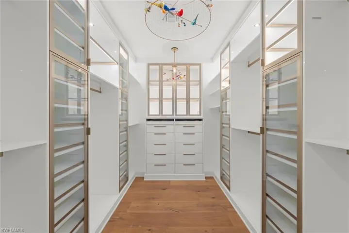 Primary Custom Closet.