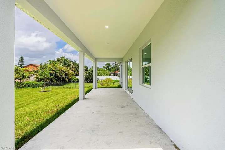 View of patio