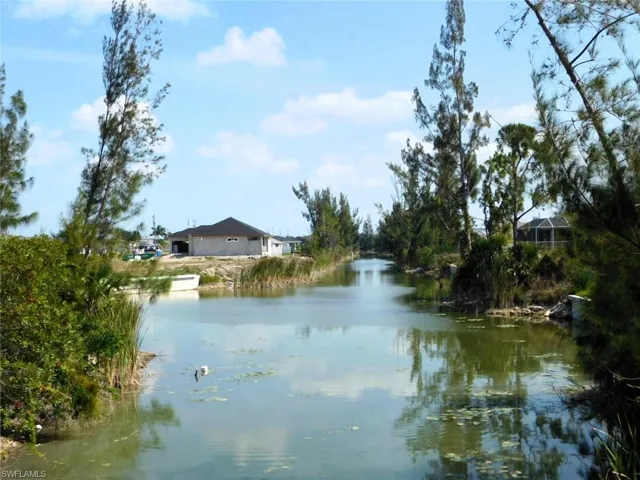 View Looking Down North Side Of Canal