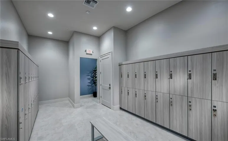 Locker room