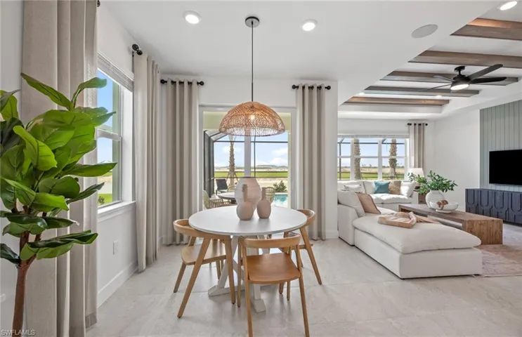 Interior photos are of a staged model home. Illustration purposes only.