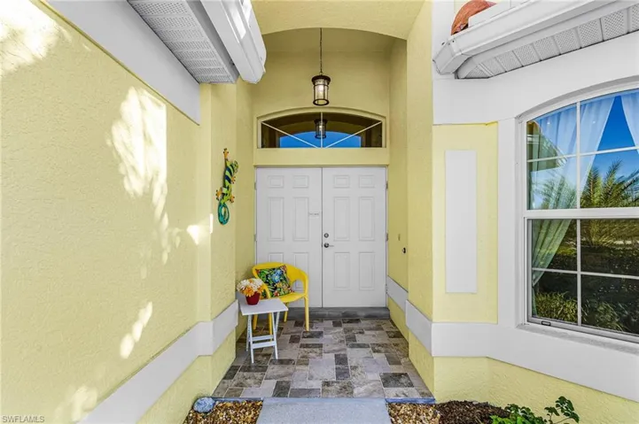Double Door Entry outside .