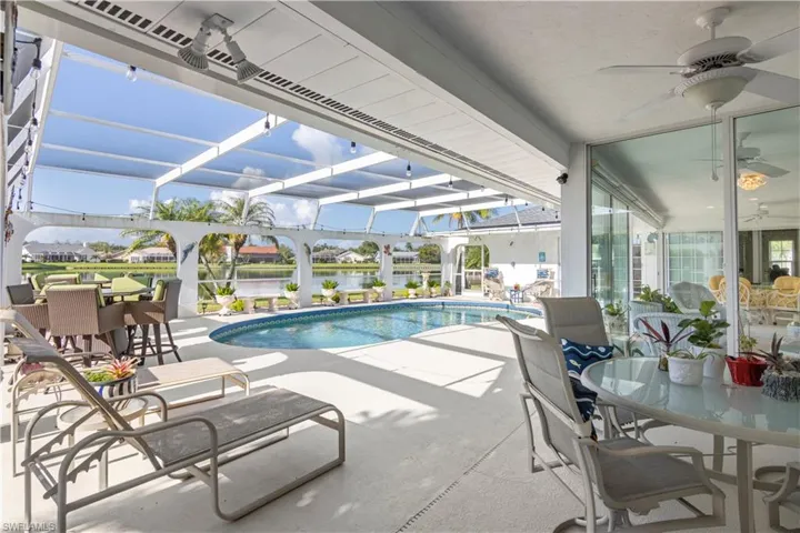 Florida Room with Hurricane resistant sliders