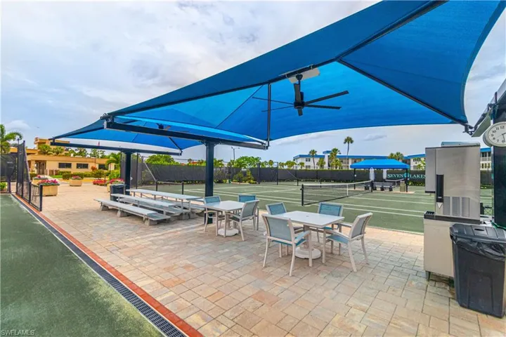 Seating Area, Tennis Courts