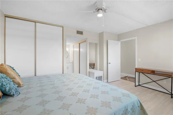 Bedroom with Double Closets