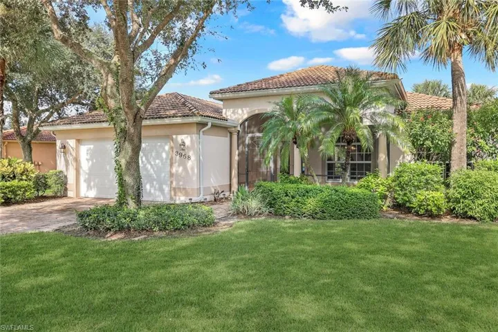street view, with screened front lanai