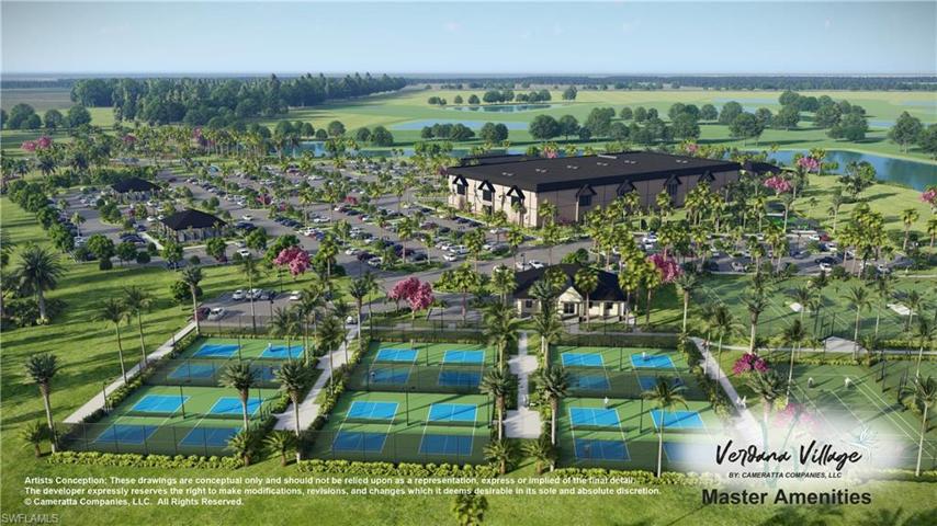 Amenity Campus rendering - Pickleball