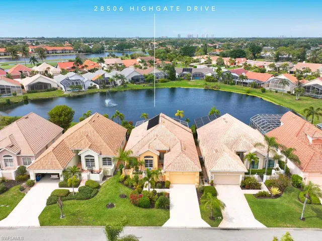 Aerial view of front of home.