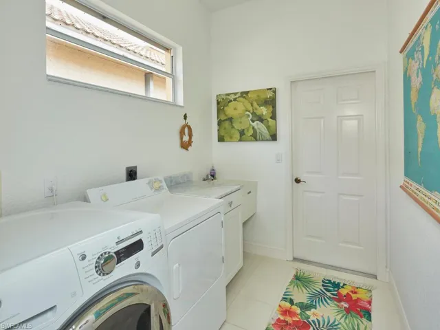 Laundry room.