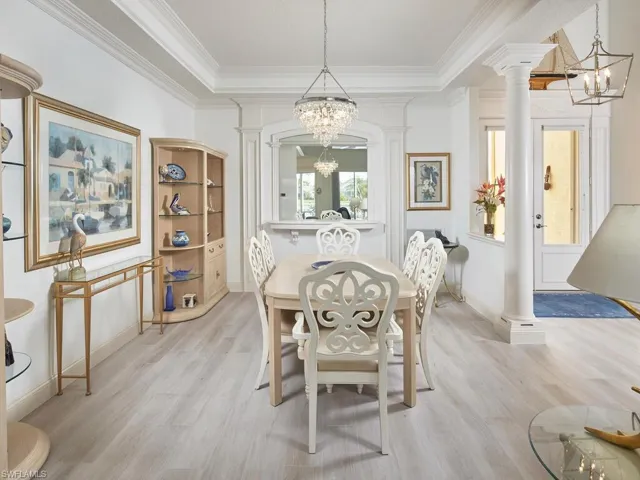 Gather the family together for special meals in this formal dining area!