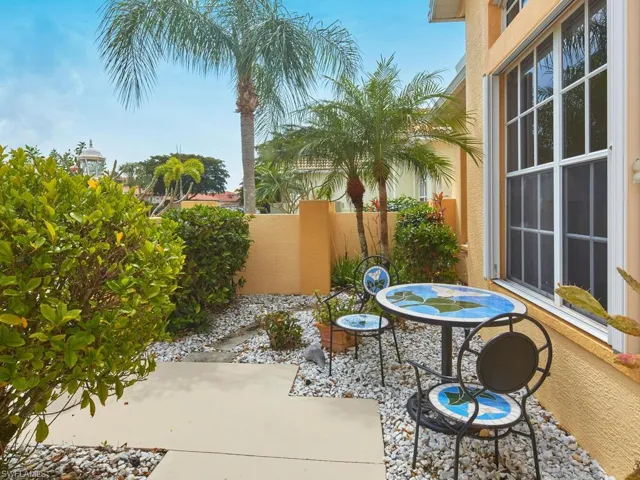 Your own private courtyard.