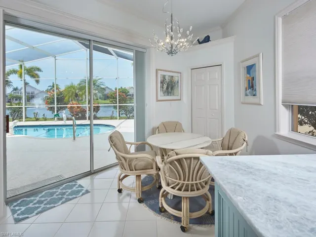 This breakfast nook is the perfect spot to enjoy your morning coffee.