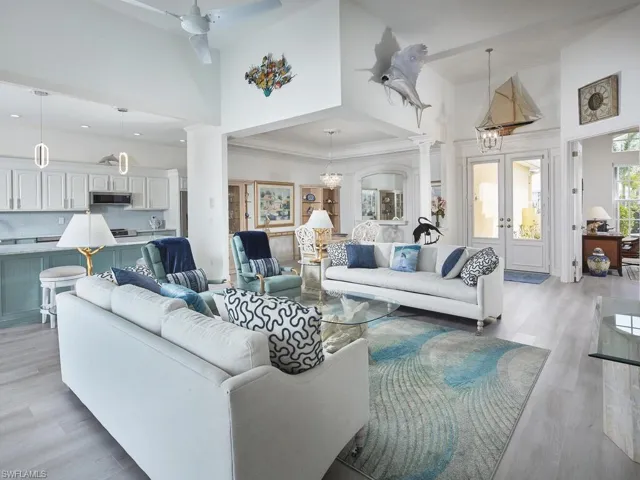 The great room is so light, bright and airy!