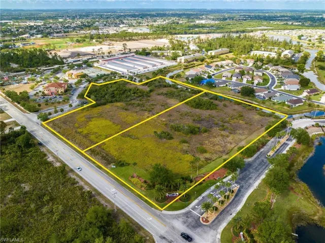 4 Acre Corner Lot with Curb Cut