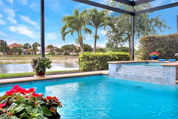Listen to sounds of trickling water while you enjoy your sunset view