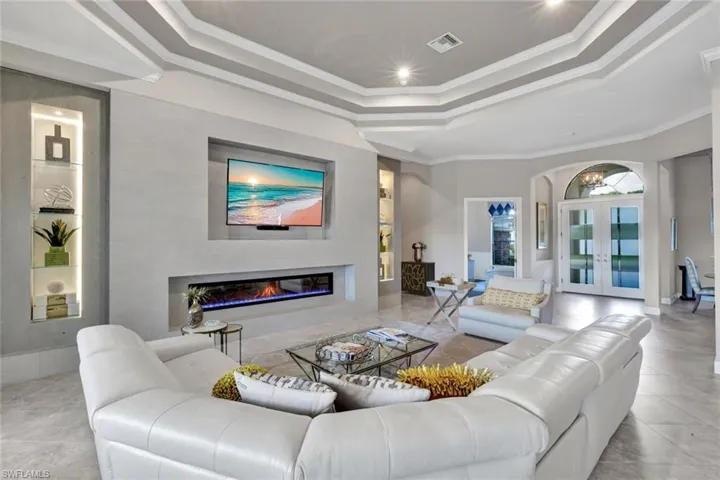 Perfect space to entertain with the open kitchen concept.  Everyone loves this living space.