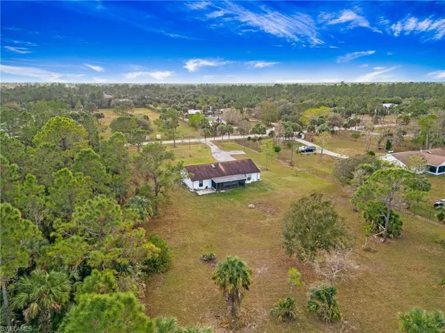Bird's eye view of the property