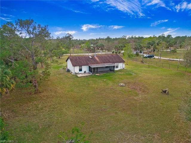 Bird's eye view of the property