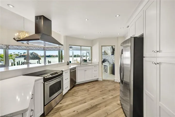 Incredible views as you prepare your meals