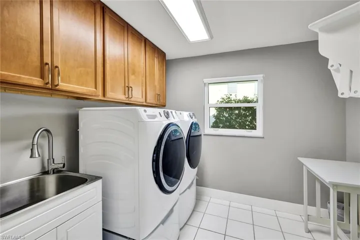 High end washer and dryer comes with the home