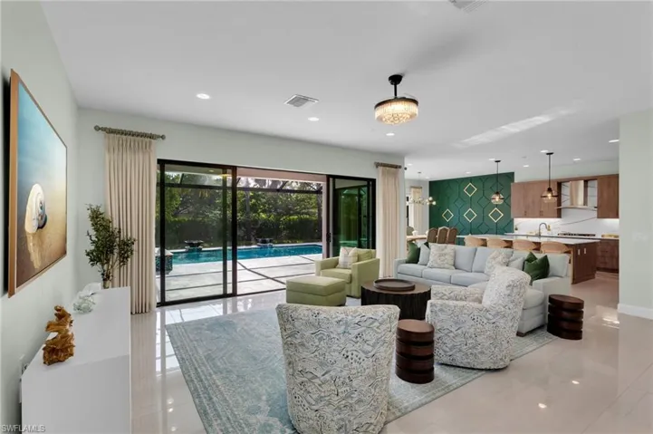 3736 sq ft under air, 4 beds + den/office, 4 full baths & 3 car garage