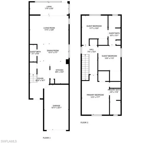 View of floor plan / room layout