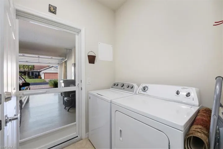 Added screen door to laundry room