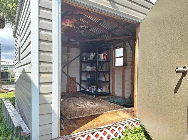 View of outbuilding