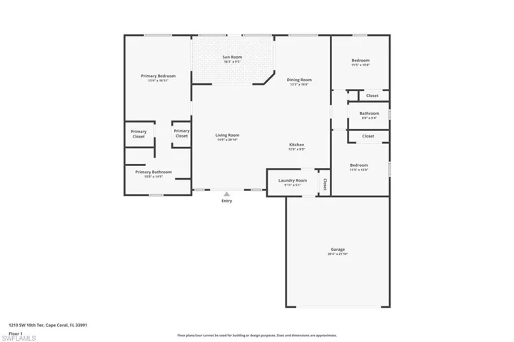 View of room layout