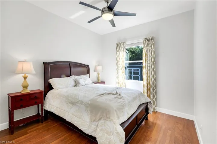 2nd BEDROOM, FURNISHED, HAS VIEW OF SIDE YARD