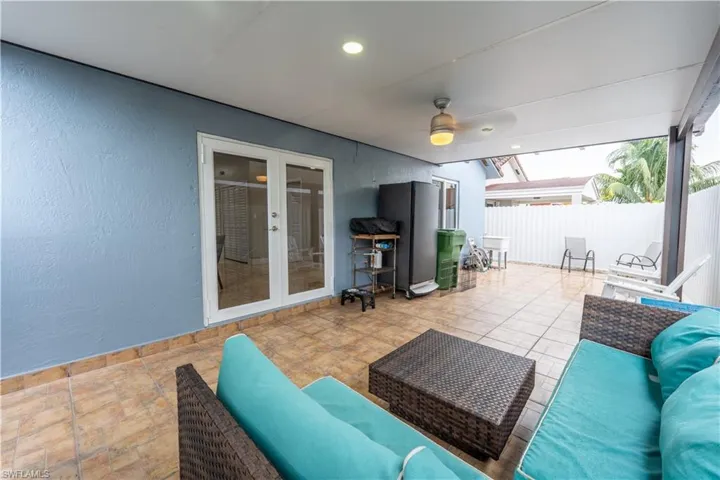 View of patio / terrace with french doors and outdoor lounge area