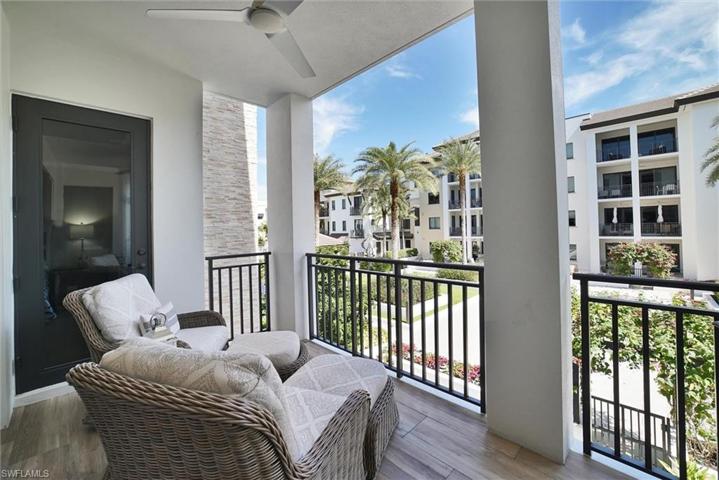 Patio and view