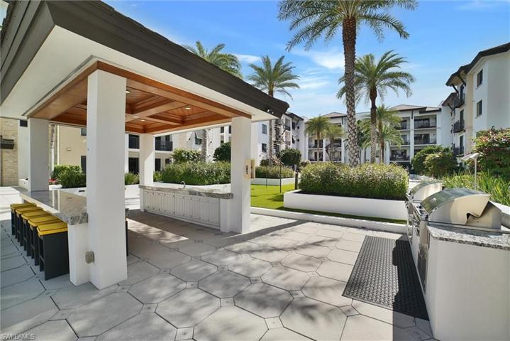 Outdoor dining area