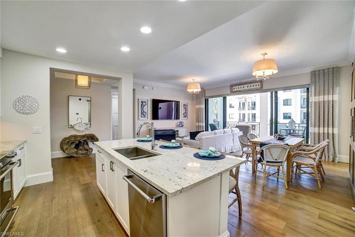 Kitchen and view