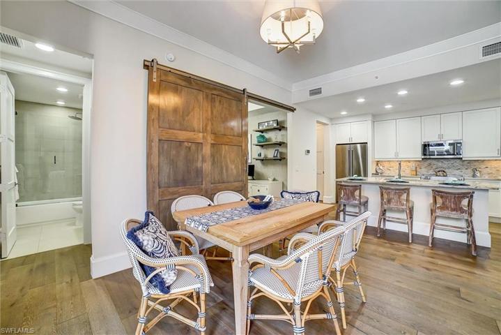 Dining and kitchen