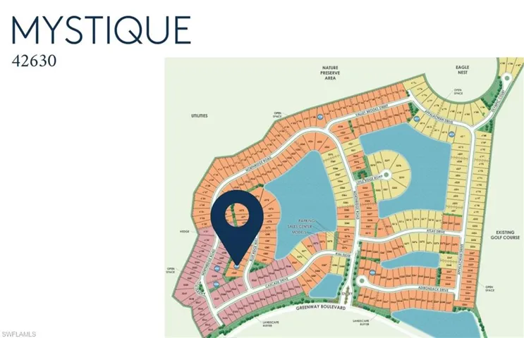 Northridge homesite map
