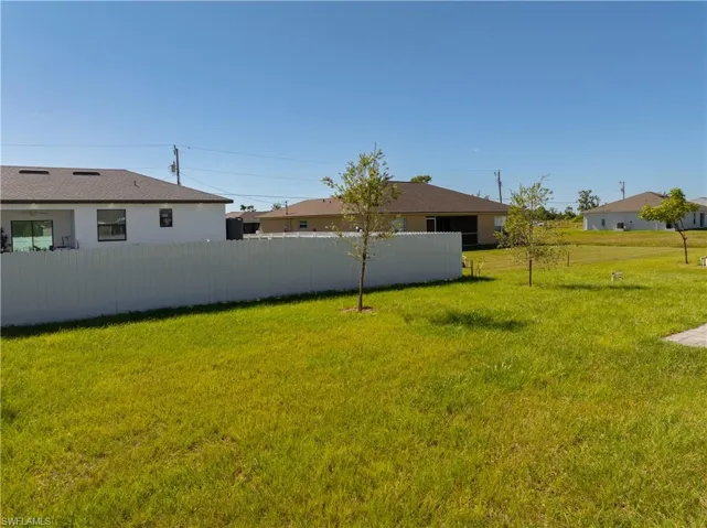 View of yard