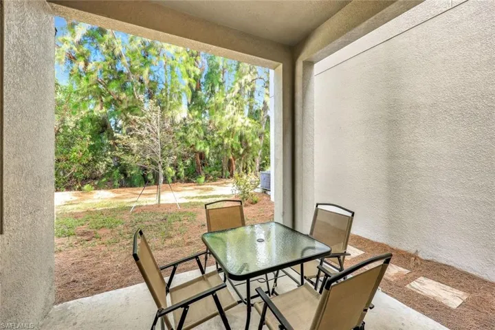 View of patio