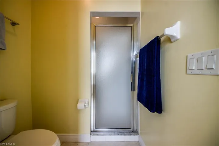 The Toilet Room and Shower have a private door