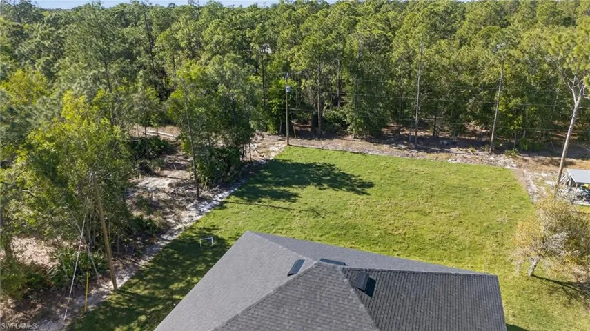 View from above of property