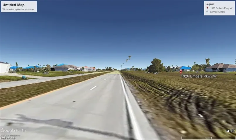 Streetview  Eastbound