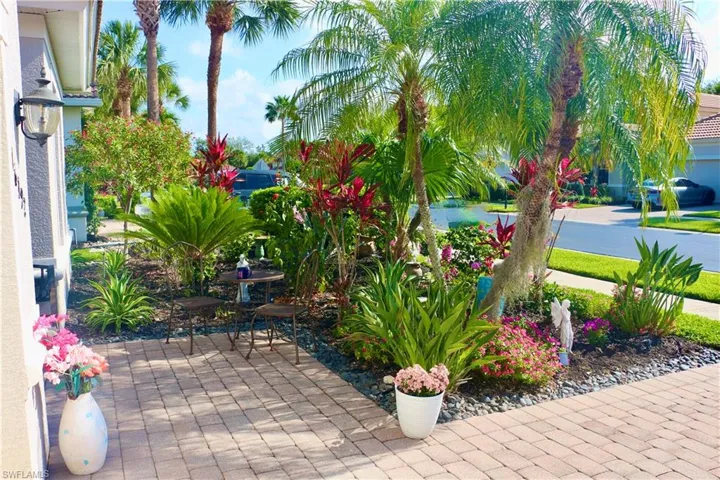 View of patio