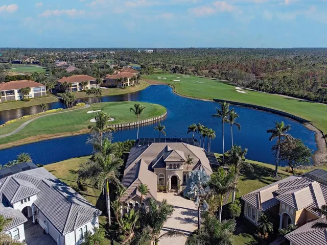 Aerial shot of the expansive view from the lanai