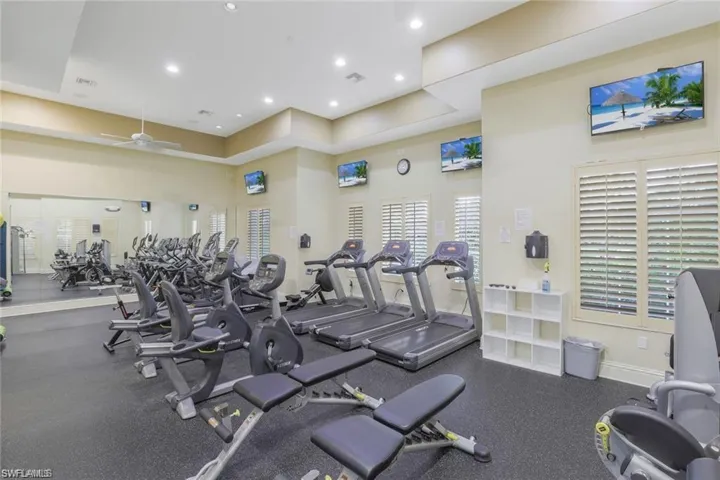 Community Workout Area in Clubhouse