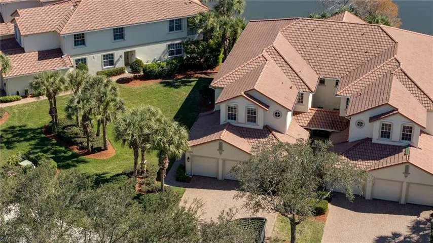 View from above of property