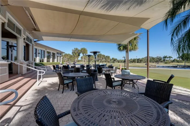 View of patio featuring outdoor dining space