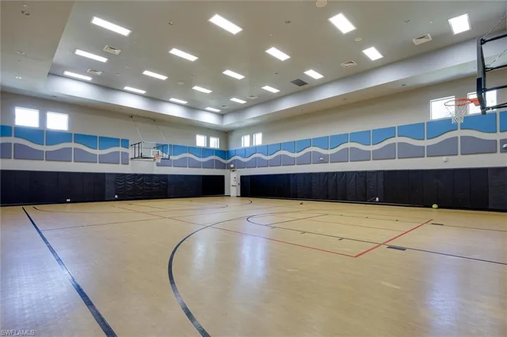 View of sport court featuring community basketball court