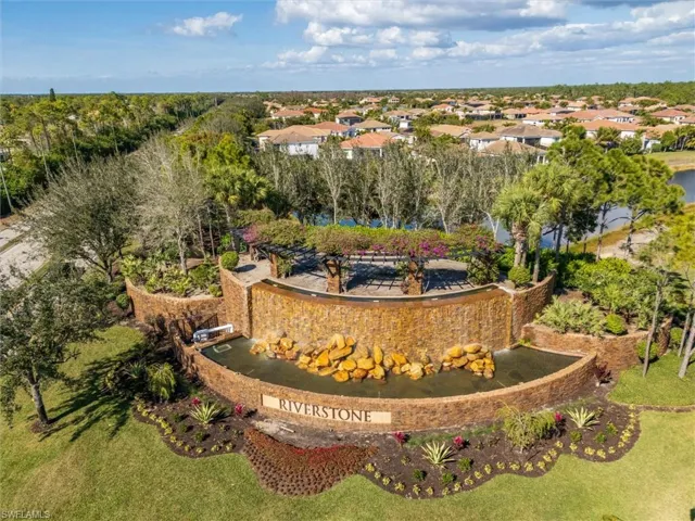 Aerial perspective of suburban area