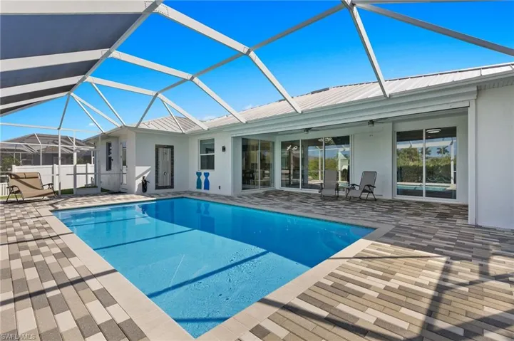 Pool Area facing inward