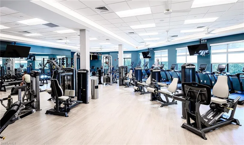 Two story gym -